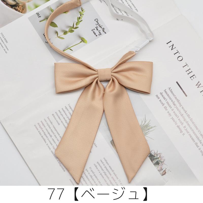 スクールリボン 制服リボン リボンタイ ボウタイ プレタイ 蝶ネクタイ レディース チェック柄 ワンタッチ コスプレ 学生服 制服 かわいい おしゃれ | plusnao | 12