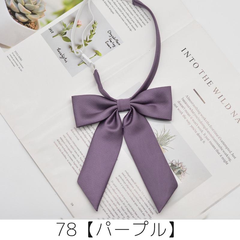 スクールリボン 制服リボン リボンタイ ボウタイ プレタイ 蝶ネクタイ レディース チェック柄 ワンタッチ コスプレ 学生服 制服 かわいい おしゃれ | plusnao | 13