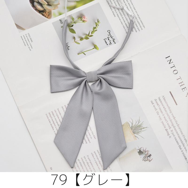 スクールリボン 制服リボン リボンタイ ボウタイ プレタイ 蝶ネクタイ レディース チェック柄 ワンタッチ コスプレ 学生服 制服 かわいい おしゃれ | plusnao | 14