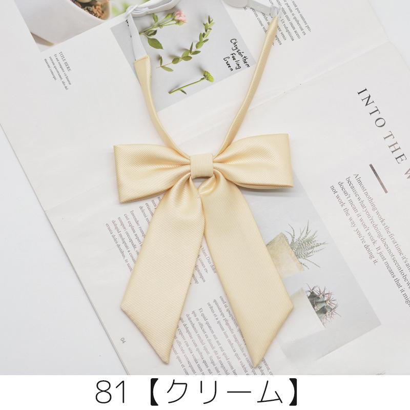 スクールリボン 制服リボン リボンタイ ボウタイ プレタイ 蝶ネクタイ レディース チェック柄 ワンタッチ コスプレ 学生服 制服 かわいい おしゃれ | plusnao | 16