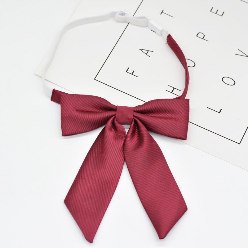 スクールリボン 制服リボン リボンタイ ボウタイ プレタイ 蝶ネクタイ レディース チェック柄 ワンタッチ コスプレ 学生服 制服 かわいい おしゃれ | plusnao | 02