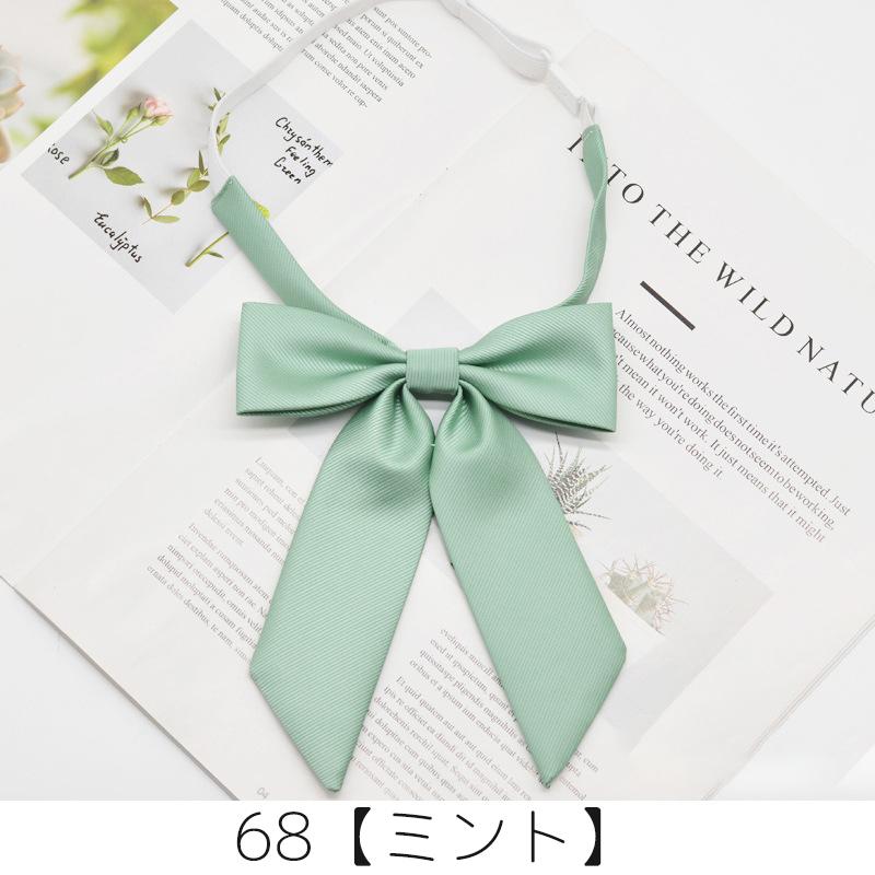 スクールリボン 制服リボン リボンタイ ボウタイ プレタイ 蝶ネクタイ レディース チェック柄 ワンタッチ コスプレ 学生服 制服 かわいい おしゃれ | plusnao | 03