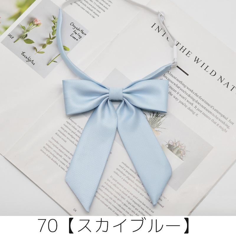 スクールリボン 制服リボン リボンタイ ボウタイ プレタイ 蝶ネクタイ レディース チェック柄 ワンタッチ コスプレ 学生服 制服 かわいい おしゃれ | plusnao | 05