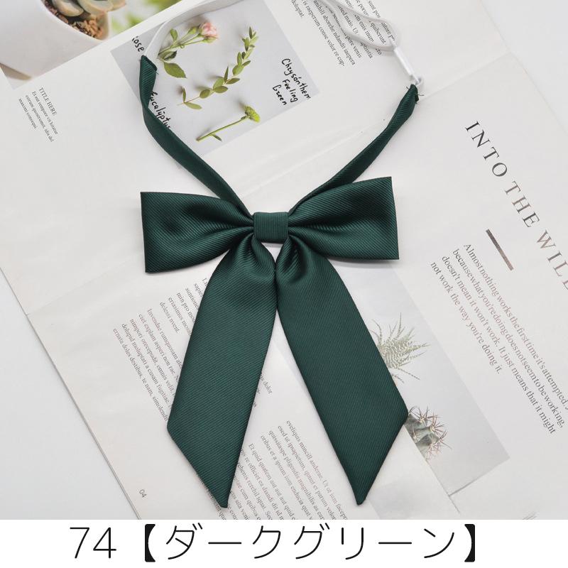 スクールリボン 制服リボン リボンタイ ボウタイ プレタイ 蝶ネクタイ レディース チェック柄 ワンタッチ コスプレ 学生服 制服 かわいい おしゃれ | plusnao | 09