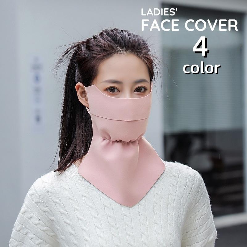 フェイスカバー フェイスマスク ネックカバー 防寒対策 日焼け防止 紫外線対策 防風 アウトドア レディース 女性 婦人 保温 バイク 自転車 | ブランド登録なし