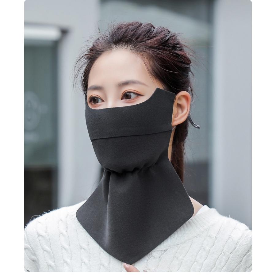 フェイスカバー フェイスマスク ネックカバー 防寒対策 日焼け防止 紫外線対策 防風 アウトドア レディース 女性 婦人 保温 バイク 自転車 | ブランド登録なし | 10