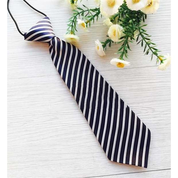 ネクタイ キッズ 男の子 女の子 ストライプ モノトーン レインボー カラフル シルク風 ファッション 小物 おしゃれ かわいい フォーマル スーツ | plusnao | 01