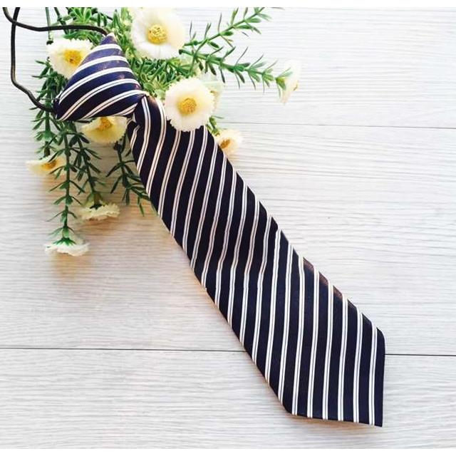 ネクタイ キッズ 男の子 女の子 ストライプ モノトーン レインボー カラフル シルク風 ファッション 小物 おしゃれ かわいい フォーマル スーツ | plusnao | 05