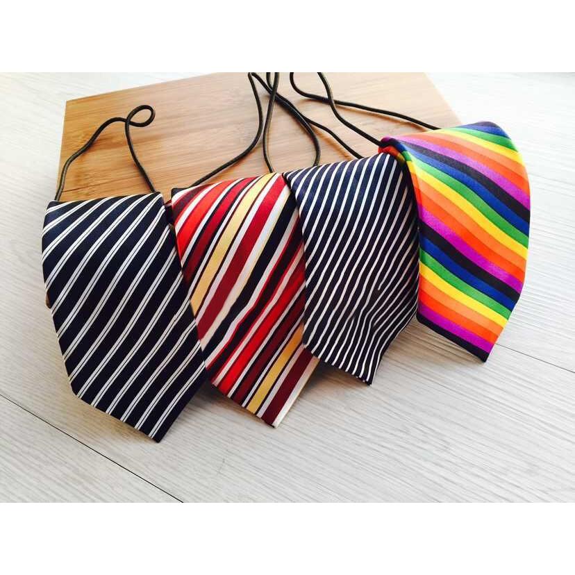 ネクタイ キッズ 男の子 女の子 ストライプ モノトーン レインボー カラフル シルク風 ファッション 小物 おしゃれ かわいい フォーマル スーツ | plusnao | 07
