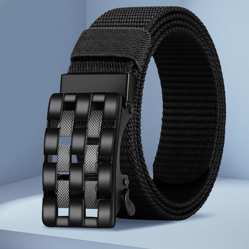 バックルベルト ナイロンベルト メンズ レディース 120cm 穴なし ノンホール バンド 自由調節 無段階調整 カジュアル シンプル 普段使い ワン | plusnao | 03