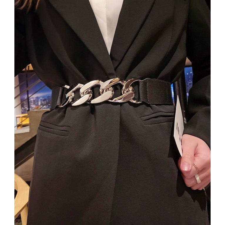 plusnao ベルト レディース 太い 幅広 ワイド おしゃれ バックル