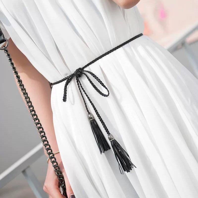 plusnao（プラスナオ） 紐ベルト ロープベルト レディース レザー調