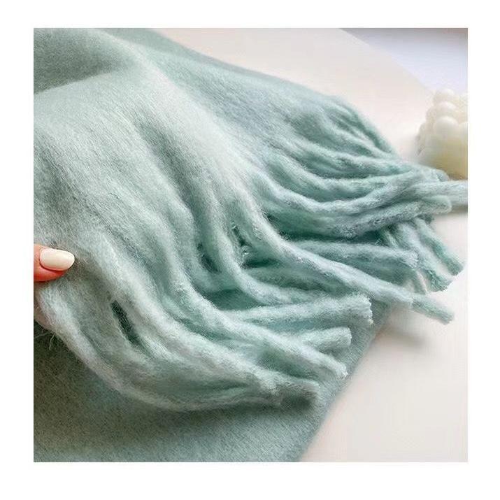 マフラー ストール レディース メンズ 無地 シンプル カラバリ豊富 あったか 防寒 かわいい ヘビロテ 冬 お出かけ | plusnao | 13