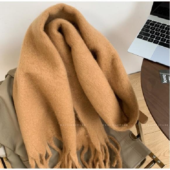 マフラー ストール レディース メンズ 無地 シンプル カラバリ豊富 あったか 防寒 かわいい ヘビロテ 冬 お出かけ | plusnao | 09