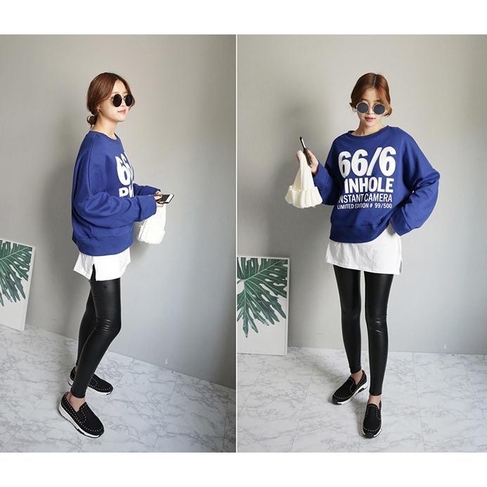 付け裾 つけ裾 フェイクレイヤードシャツ レディース 女性 ウエストゴム スカート 無地 重ね着風 体型カバー 大きいサイズ カジュアル かわいい お | plusnao | 03