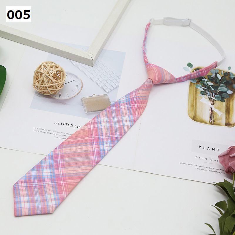 スクールネクタイ ワンタッチネクタイ 女子学生 男子学生 チェック柄 ゴム仕様 簡単装着 結ばない おしゃれ かわいい 制服 ユニフォーム スクール | plusnao | 20