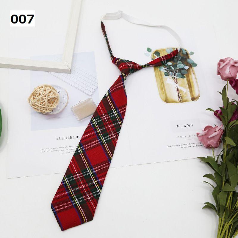 スクールネクタイ ワンタッチネクタイ 女子学生 男子学生 チェック柄 ゴム仕様 簡単装着 結ばない おしゃれ かわいい 制服 ユニフォーム スクール | plusnao | 22