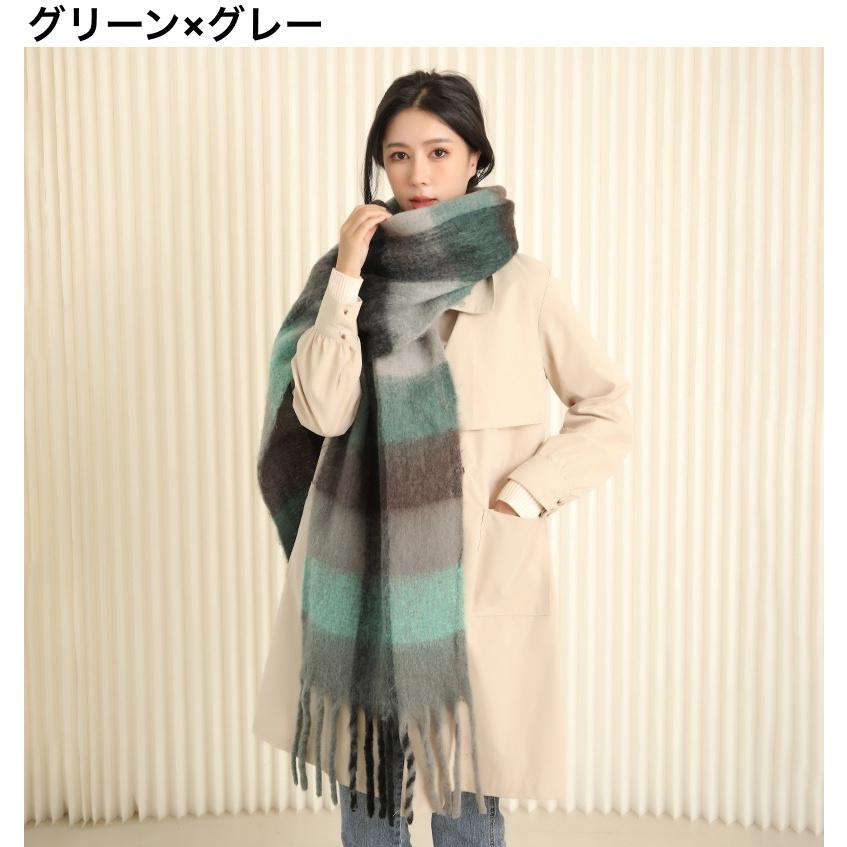 plusnao マフラー ストール ショール レディース 女性 大判 大きめ