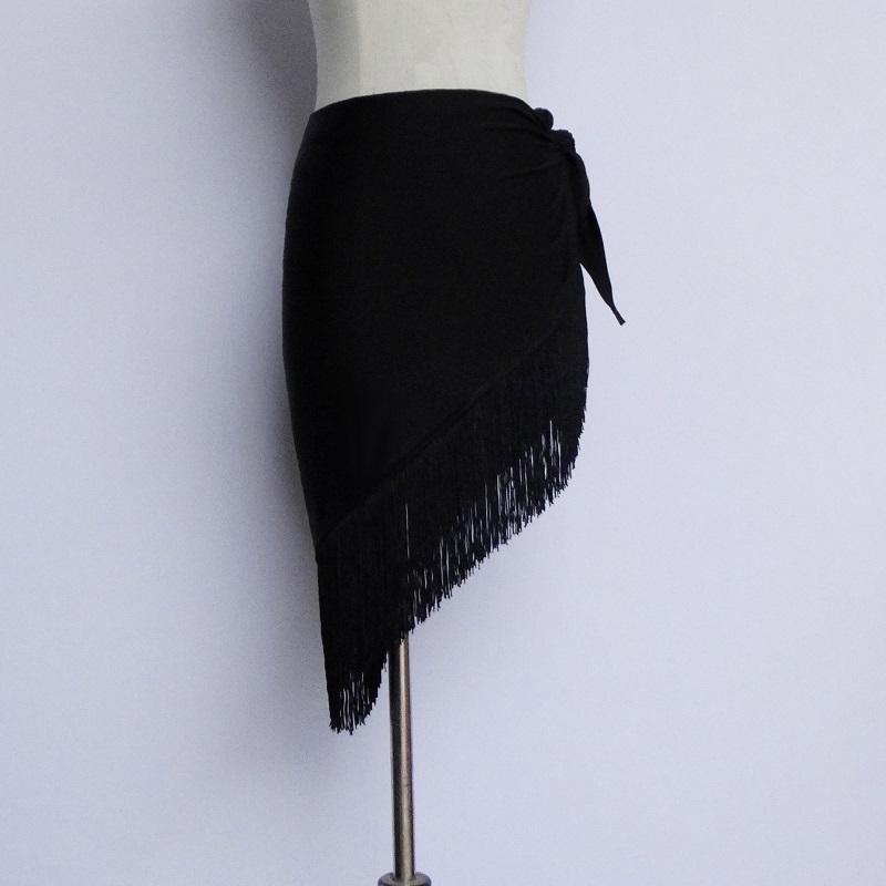 ヒップスカーフ ダンス衣装 ベリーダンス 社交ダンス ラテンダンス ヒップカバー 大人用 子供用 レース バラ 花柄 フリンジ シアー 三角 ショール | plusnao | 13