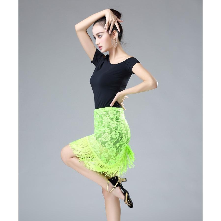 ヒップスカーフ ダンス衣装 ベリーダンス 社交ダンス ラテンダンス ヒップカバー 大人用 子供用 レース バラ 花柄 フリンジ シアー 三角 ショール | plusnao | 06