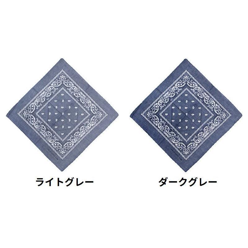 バンダナ スカーフ 大判 ハンカチ ペイズリー柄 定番 レディース