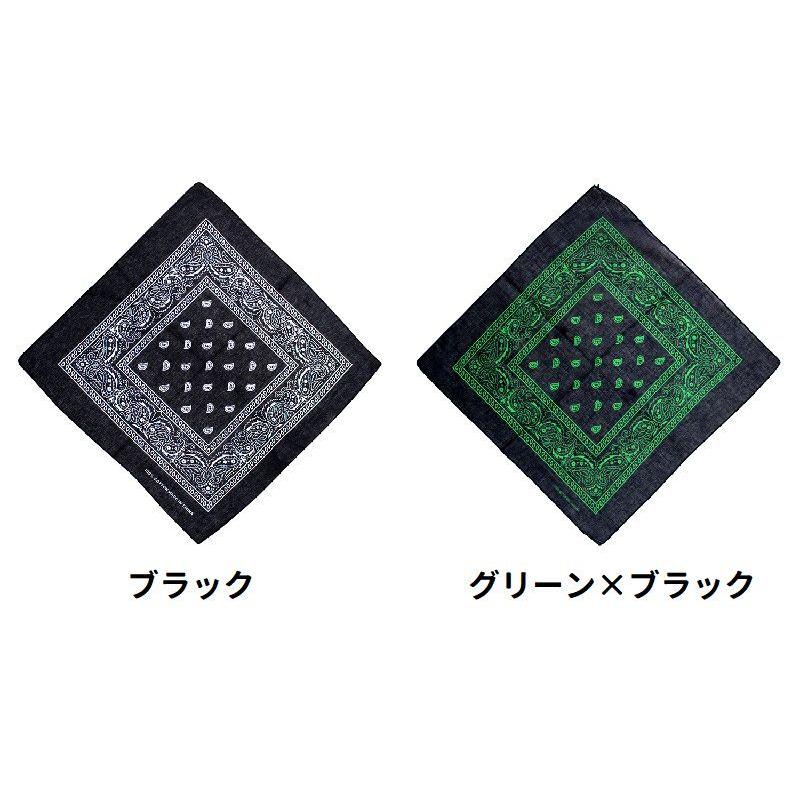 バンダナ スカーフ 大判 ハンカチ ペイズリー柄 定番 レディース