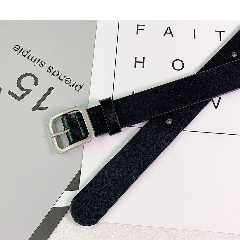 ベルト レディース 女性 婦人 レザー調 フェイクレザー 高級感 シンプル あわせやすい オーソドックス 定番 カジュアル バックル | plusnao | 15