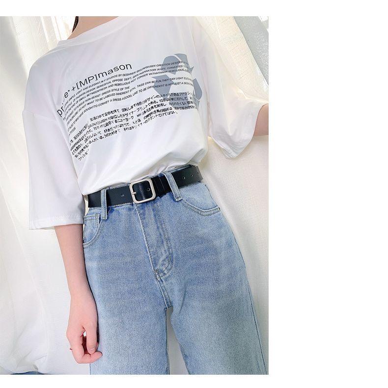 ベルト レディース 女性 婦人 レザー調 フェイクレザー 高級感 シンプル あわせやすい オーソドックス 定番 カジュアル バックル | plusnao | 05