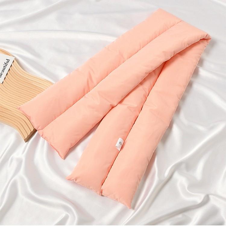 ティペット マフラー レディース 無地 シンプル クロス 中綿 防寒 暖かい あったか ストール スヌード ネックウォーマー 保温 差し込み コンパク | plusnao | 10