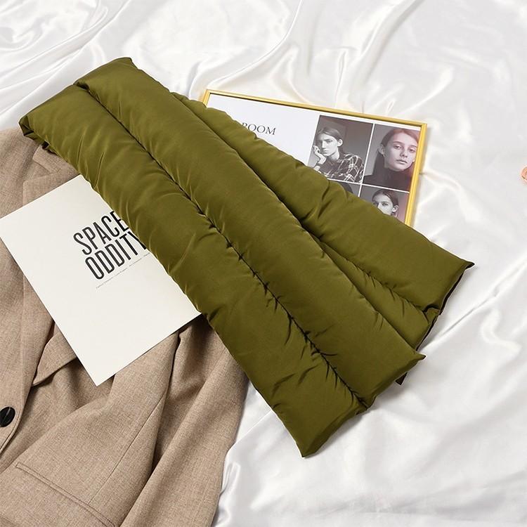 ティペット マフラー レディース 無地 シンプル クロス 中綿 防寒 暖かい あったか ストール スヌード ネックウォーマー 保温 差し込み コンパク | plusnao | 15