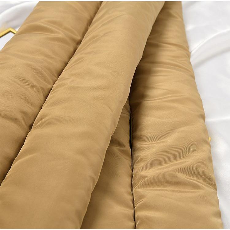 ティペット マフラー レディース 無地 シンプル クロス 中綿 防寒 暖かい あったか ストール スヌード ネックウォーマー 保温 差し込み コンパク | plusnao | 17