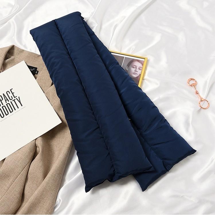 ティペット マフラー レディース 無地 シンプル クロス 中綿 防寒 暖かい あったか ストール スヌード ネックウォーマー 保温 差し込み コンパク | plusnao | 04