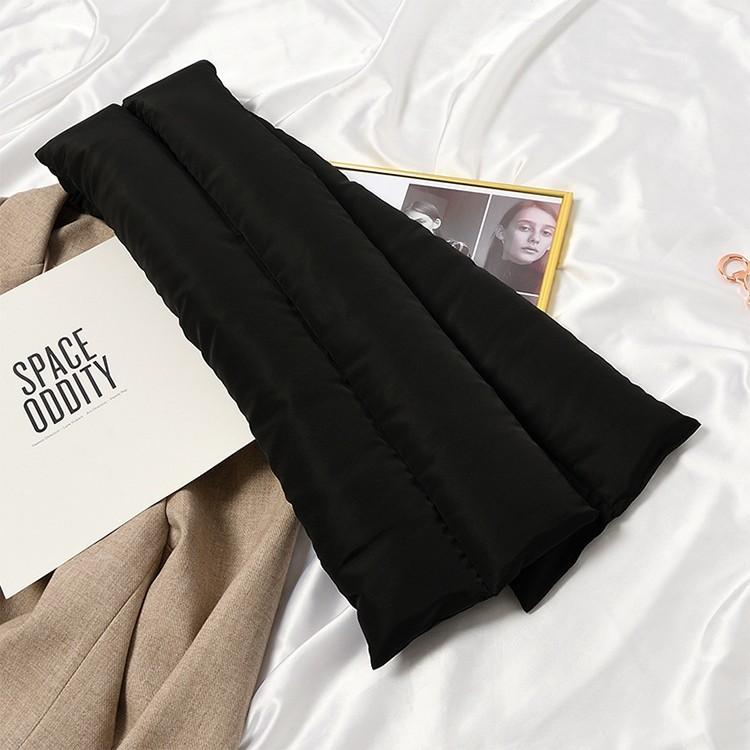 ティペット マフラー レディース 無地 シンプル クロス 中綿 防寒 暖かい あったか ストール スヌード ネックウォーマー 保温 差し込み コンパク | plusnao | 08