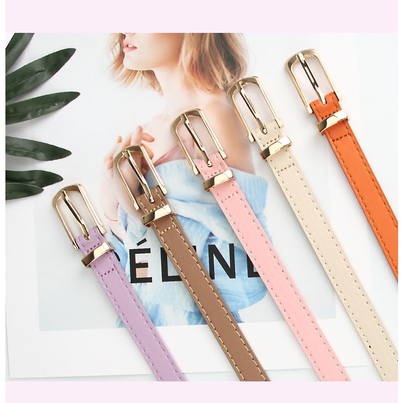 ベルト 細ベルト レディース 女性用 カラーベルト 細め ウエストマーク シンプル 無地 おしゃれ かわいい 上品 サイズ調節可能 ファッションアイテ | plusnao | 01