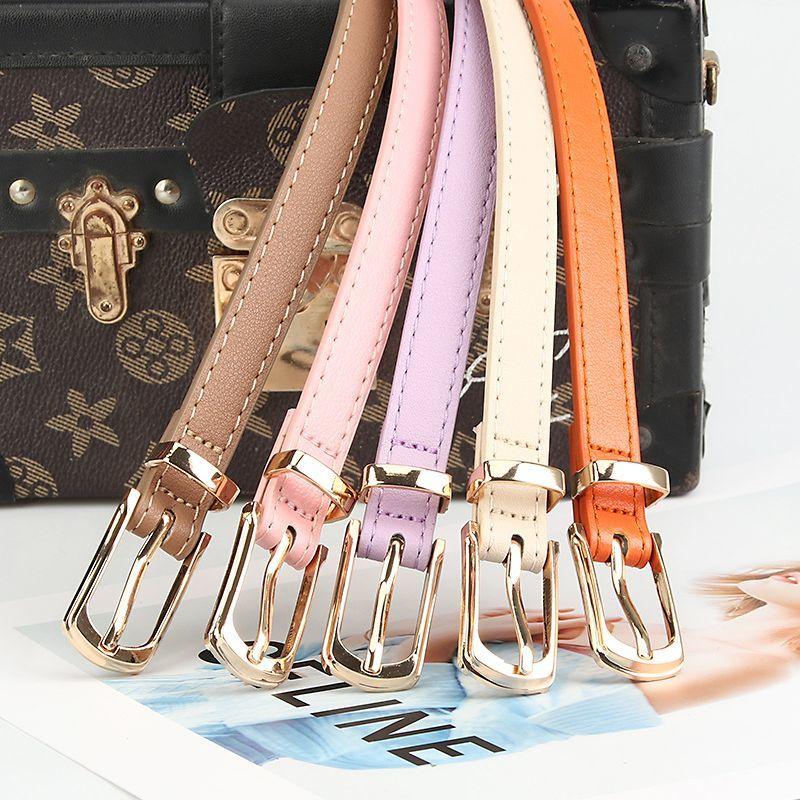 ベルト 細ベルト レディース 女性用 カラーベルト 細め ウエストマーク シンプル 無地 おしゃれ かわいい 上品 サイズ調節可能 ファッションアイテ | plusnao | 03