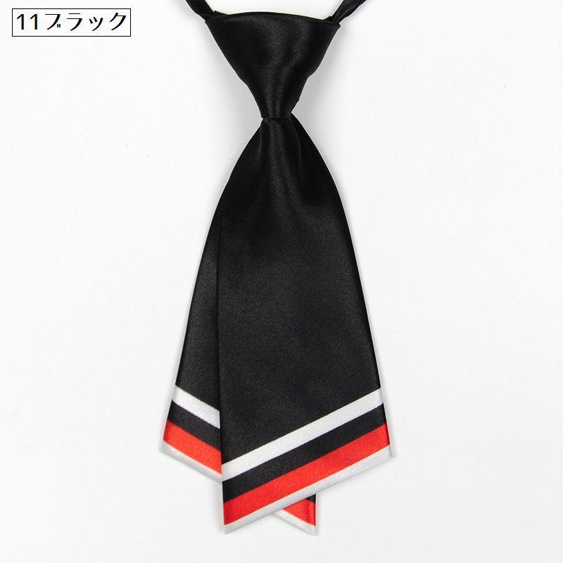 ワンタッチネクタイ ネクタイ レディース 制服 女子学生 スカーフ風 ファッション小物 簡単装着 結ばない おしゃれ かわいい ユニフォーム スクール | plusnao | 13