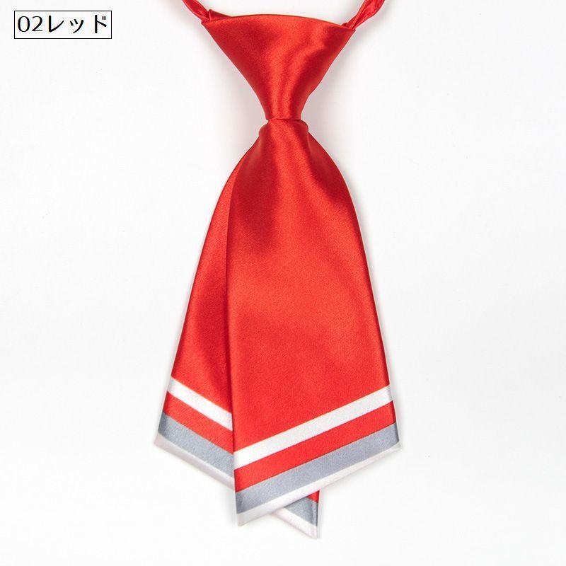 ワンタッチネクタイ ネクタイ レディース 制服 女子学生 スカーフ風 ファッション小物 簡単装着 結ばない おしゃれ かわいい ユニフォーム スクール | plusnao | 07