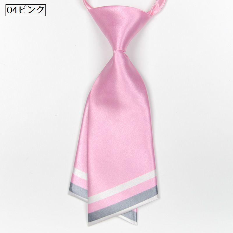 ワンタッチネクタイ ネクタイ レディース 制服 女子学生 スカーフ風 ファッション小物 簡単装着 結ばない おしゃれ かわいい ユニフォーム スクール | plusnao | 08
