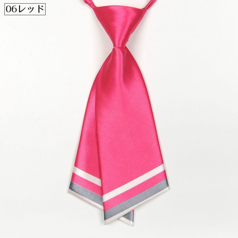 ワンタッチネクタイ ネクタイ レディース 制服 女子学生 スカーフ風 ファッション小物 簡単装着 結ばない おしゃれ かわいい ユニフォーム スクール | plusnao | 09