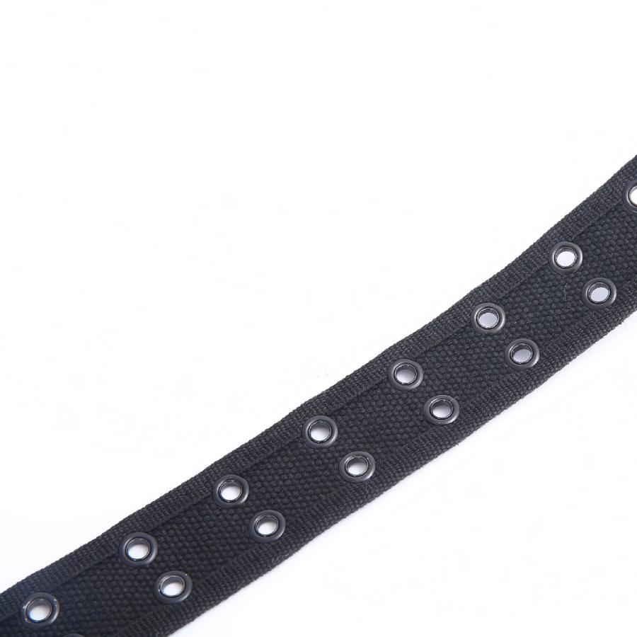 ベルト ダブルピン 115cm メンズ 男性用 ダブルホール 帆布 キャンバス 幅広 太め カジュアル シンプル 無地 ファッション小物 おしゃれ | plusnao | 09