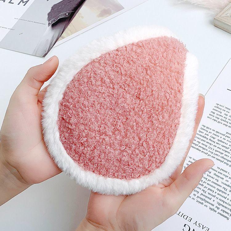 イヤーマフ イヤマフ 耳あて レディース 女性用 コンパクト あったか 暖かい ボア ふわふわ もこもこ 無地 防寒 かわいい シンプル 通勤 通学 | plusnao | 10