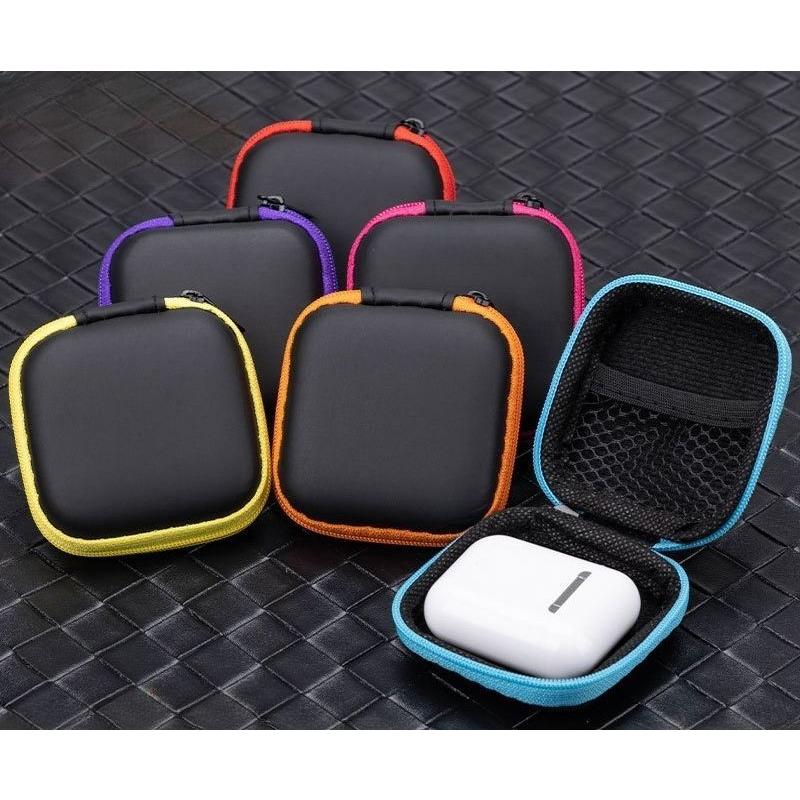 イヤホンケース イヤホンポーチ マルチケース 小物入れ 四角形