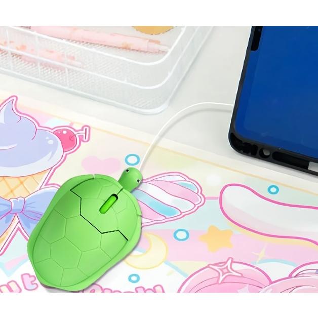 マウス USB 有線 PC周辺機器 ノートパソコン 小型 軽量 亀 カメ タートル テレワーク オフィス ゲーム 作業 可愛い ユニーク ...