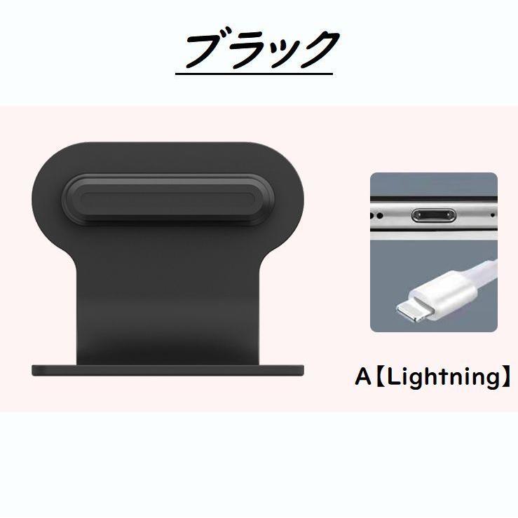 コネクタカバー 2個セット Lightning USB Type-C 貼り付け コネクタ