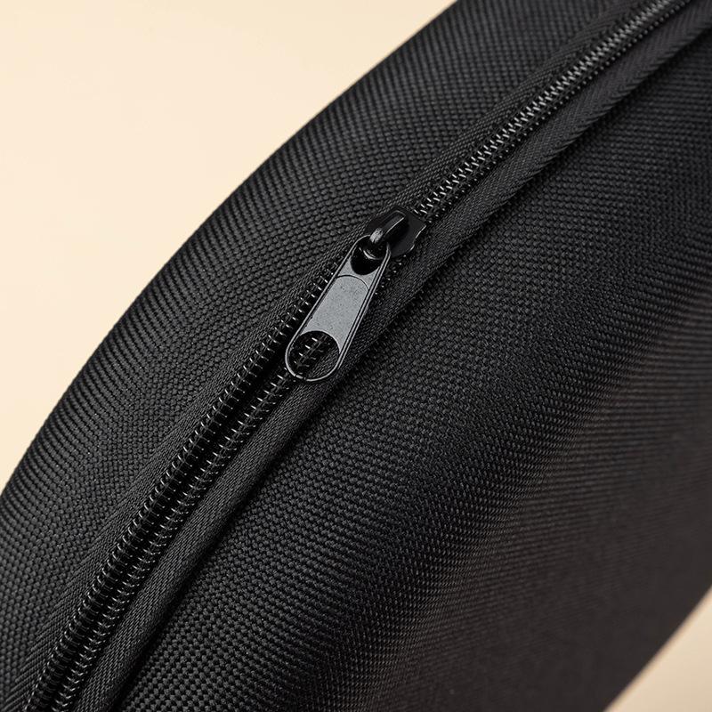 ヘッドホンケース ヘッドホン収納 メッシュポケット付き ファスナー