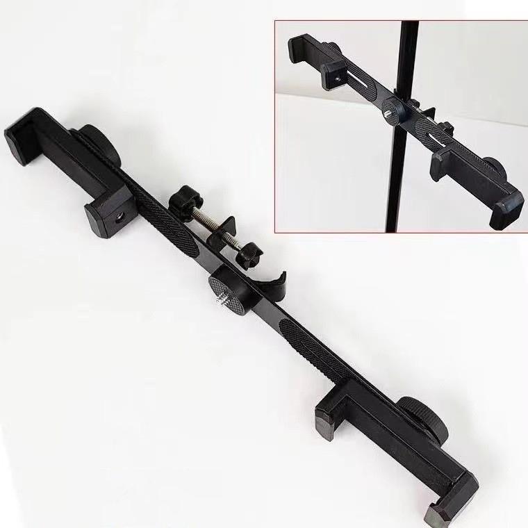 カメラプレート ブラケット クランプ式 金属製 シンプル スマホ スマートフォン 携帯 ライブ配信 ライブブロードキャスト 動画 写真 撮影 プレート | ブランド登録なし | 02