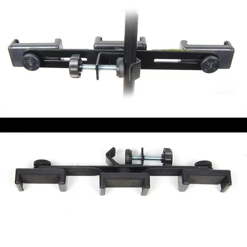 カメラプレート ブラケット クランプ式 金属製 シンプル スマホ スマートフォン 携帯 ライブ配信 ライブブロードキャスト 動画 写真 撮影 プレート | ブランド登録なし | 05