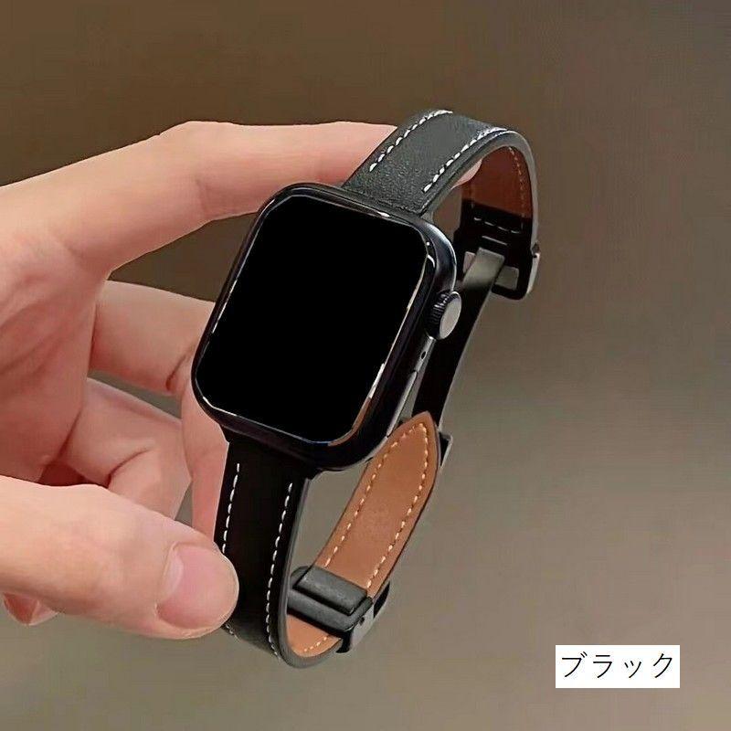 腕時計用ベルト apple watch用 マグネット カンタン着脱 ワンタッチ