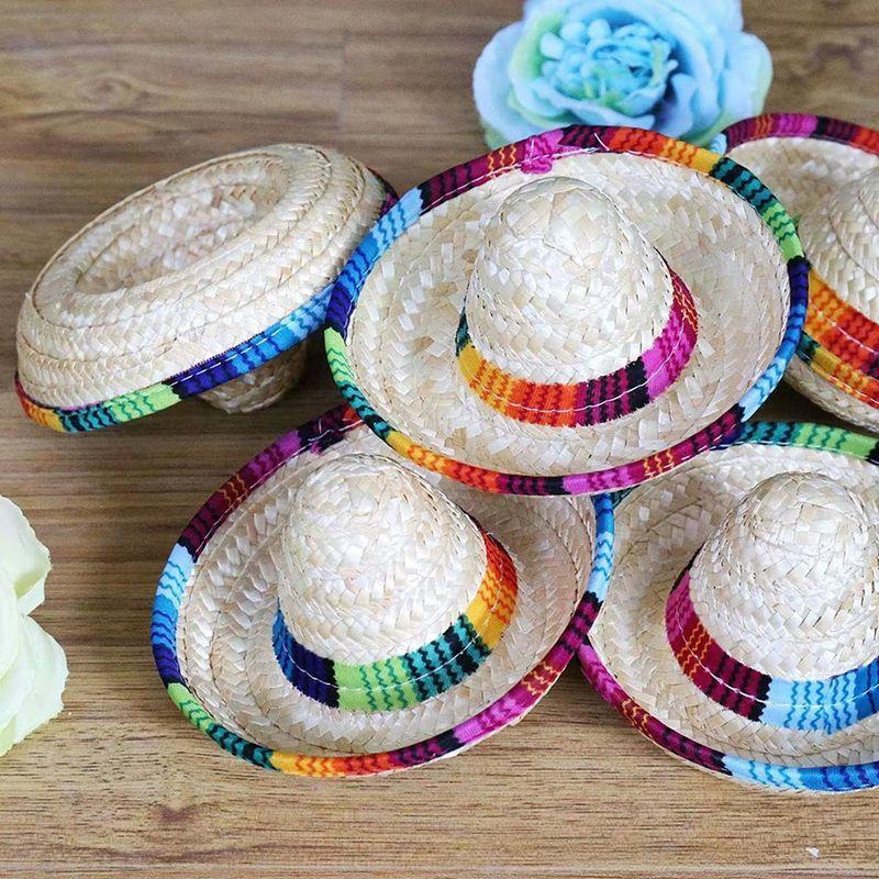 ペット用 麦わら帽子 ストローハット メキシカンハット ソンブレロ 犬
