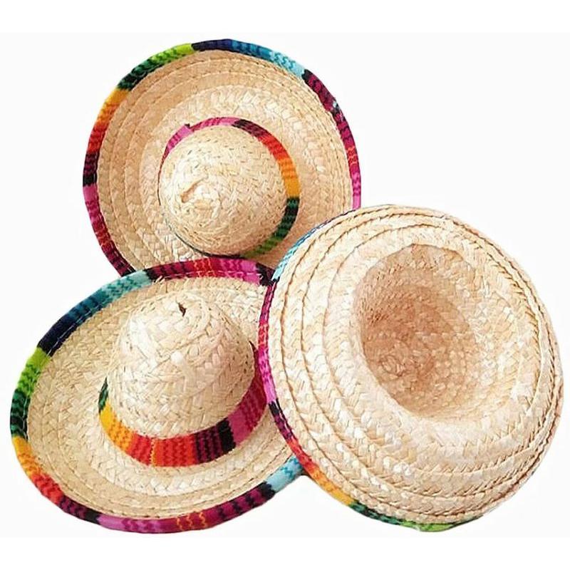 ペット用 麦わら帽子 ストローハット メキシカンハット ソンブレロ 犬